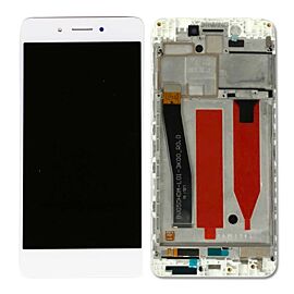 For Honor 6C LCD Screen Assembly with Frame - White