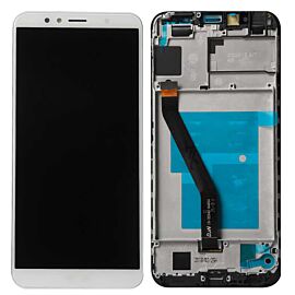 For Honor 7A Pro LCD Screen Assembly with Frame - White