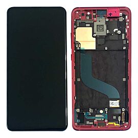 Refurbished For Xiaomi Mi 9T AMOLED Screen Digitizer with Frame - Red