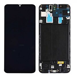 For Samsung Galaxy A20 A205 A205F A205FN A205GN A205S A205YN 6.4 inch LCD Screen Assembly with Frame - Black