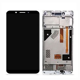 For OPPO A35 LCD Screen Assembly with Frame - Black