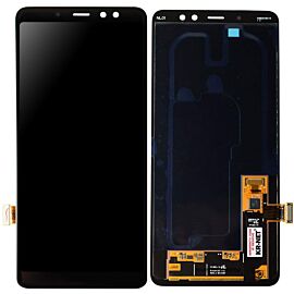 For Original Samsung Galaxy A8 Plus A8+ 2018 A730F Super AMOLED Screen Assembly - Black