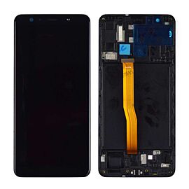 For Samsung Galaxy A7 2018 A750 OLED Screen Assembly with Frame - Black