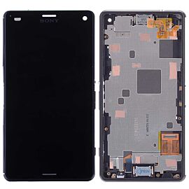 For Sony Xperia Z3 Mini Z3 Compact LCD Screen Assembly with Frame - Black