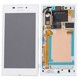 For Sony Xperia M2 Aqua LCD Screen Assembly Replacement - White